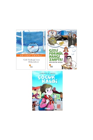 Evrensel Çocuk Kalbi - Zeynep Cemali Gül Sokağı'nın Dikenleri - Gizli Formül Hangi Zarfta 3 Kitap