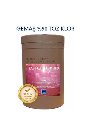Gemaş %90 Toz Klor 50 Kg