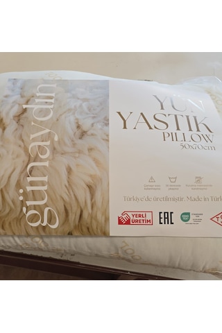 Yün Yastık ,günaydın Yün Yastık, Organik , Wool Pillow , 1.kalite ,uzun Ömürlü ,sağlıklı , Lüx Beyaz