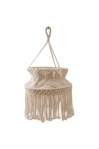 Homyl Makrome Dokuma Abajur Asılı Lamba Kapağı Ev Duy-olmadan