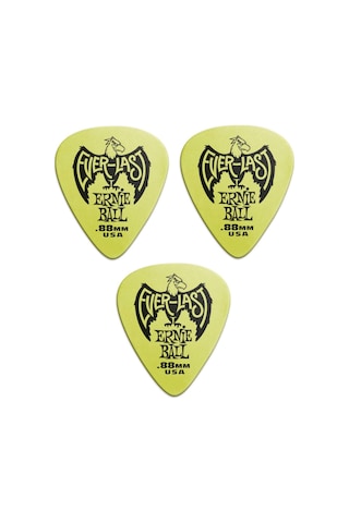 Ernie Ball P09191-3 Gitar Penası 3 Adet Everlast 0.88mm Yeşil