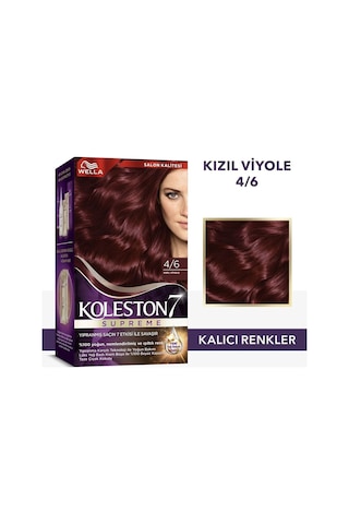 Koleston Supreme Kit Saç Boyası 4/6 Kızıl Viyole