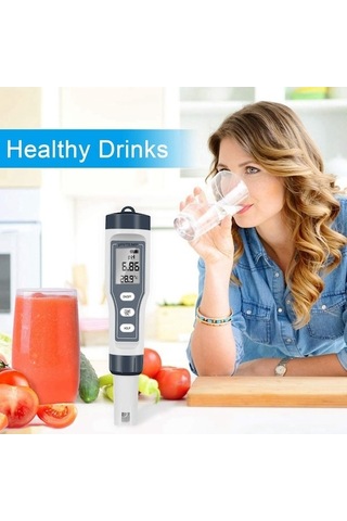 Tongxida Dijital Su Ph Ölçer - İçme Suyu Ph Ve Sıcaklık Test Cihazı