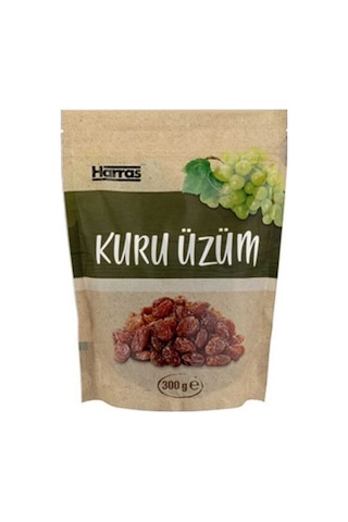 Yerli Çekirdeksiz Kuru Üzüm 4'lü Paket Doğal Enerji Kaynağı 4 Adet X 300 Gr 300 G