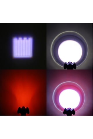 Xindoker Bisiklet Ön Lamba, Xml T6 Led, 4 Mod, Zoom Özelliği, Ipx6 Su Geçirmez, Şarj Edilebilir, Aluminyum Kasa, Siyah Siyah