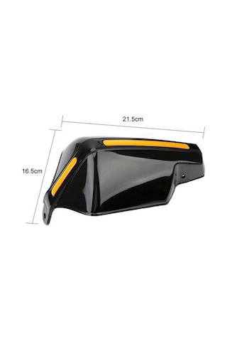 Universal Motosiklet Elcik Koruma Siyah Sarı Ss01