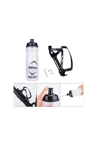 Suntek Dağ Bisikleti Su Şişesi Kafesi, İçecek Sağlam Siyah Siyah