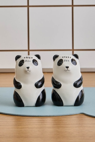 Karaca Panda Tuzluk Ve Biberlik Beyaz Beyaz