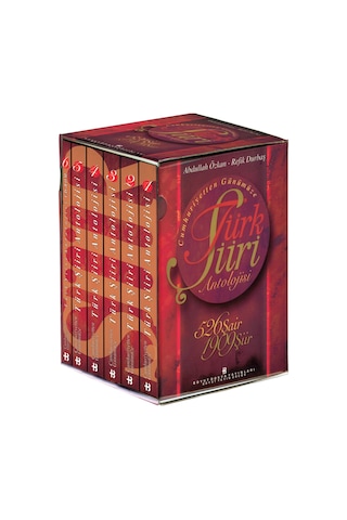Cumhuriyetten Günümüze Türk Şiiri Antolojisi 5 Kitap + 1 Cd-rom