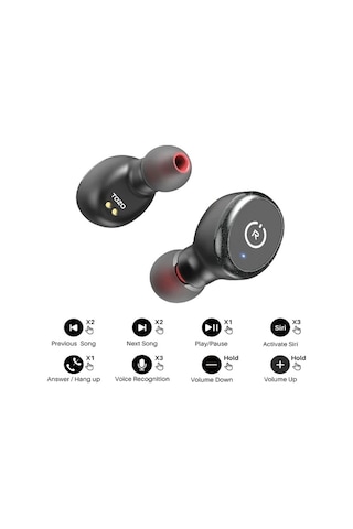 Tozo T10S IPX8 ENC TWS Bluetooth 5.3 Kablosuz Kulaklık