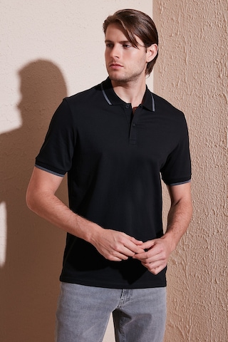 Buratti Pamuklu Regular Fit Erkek Polo Yaka T Shirt 5902063 Siyah
