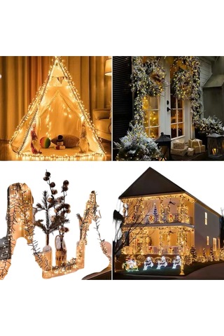 Gün Işığı 10 Metre Led Işık Şerit Led Süsleme Parti Malzemesi Çok Renkli