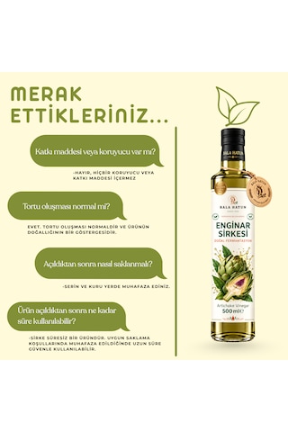 Bala Hatun Enginar Sirkesi 500ml
