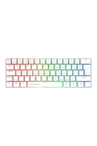Gamebooster Syma Rgb Red 60m Switch Kablolu Beyaz Mekanik Gaming Klavye