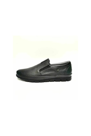 King Paolo King Shoes Siyah Bağsız Erkek Ayakkabı Siyah