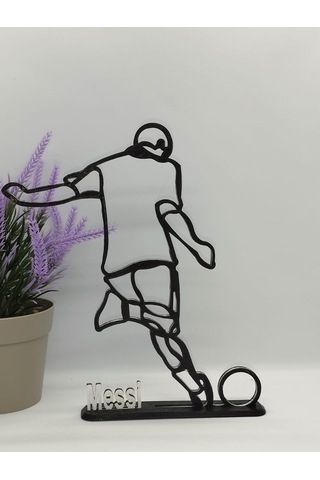 Futbolcu Masa Dekor Hediye Fikri Sanat Heykeli