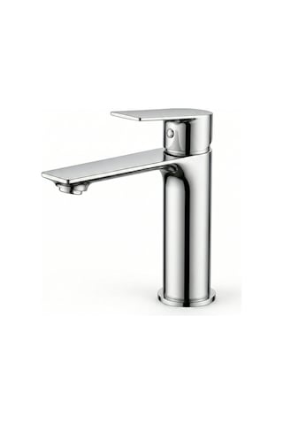 Krom Sabit Aç Kapa Kısa Lavabo Bataryası Pirinç Döküm Lavabo Musluğu Krom