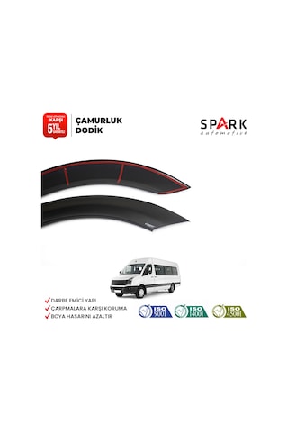 Volkswagen Crafter 2012-2017 Yıl Aralığı Uyumlu Çamurluk Dodik 4 Parça