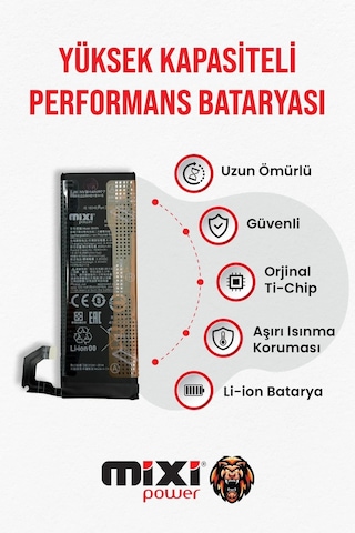 Xiaomi Mi 10 Pro 5g / Mi 10 5g / Mi 10 Pro Uyumlu Tam Kapasite Batarya 1 Yıl Garantili
