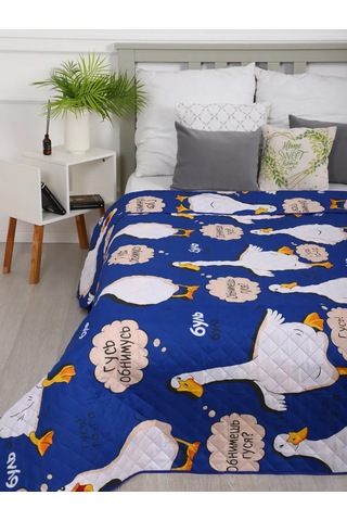 Inteteks Yatak Ve Kanepe İçin Euro Boyutlu 210x240 Kanepe Örtüsü 430225712 Mavi Topaz