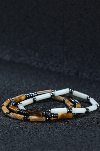 Ssilhoutte Doğaltaş Sertifikalı Doğal Taş Erkek Kadın Bileklik Kaplangözü Jasper Amazonit Hematit 4mm Tasarım Kombin Çok Renkli