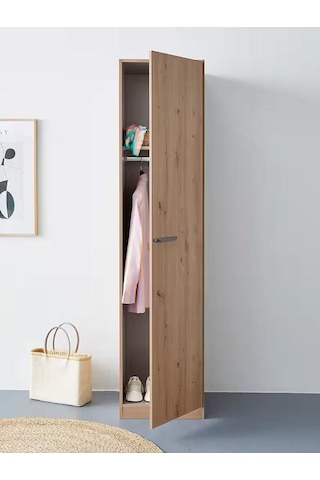 Livra Giyinme Dolabı - Çok Amaçlı Dolap - Gardırop 50 Cm - Atlantikçam Atlantik Çam