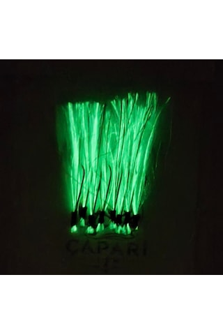 Çapari Alemi Palamut Çaparisi 8 İğneli Full Glow Beyaz Palamut-yazılı-kuzu