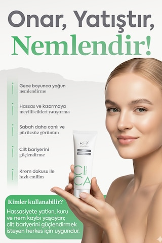 Soi Cica Yatıştırıcı Uyku Maskesi 50 ML