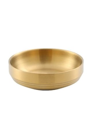 Sones 304 Paslanmaz Çelik Sos Kabı Mutfak Izgara Baharat Kabı Çatal Bıçak Takımı, Model: 13cm Altın