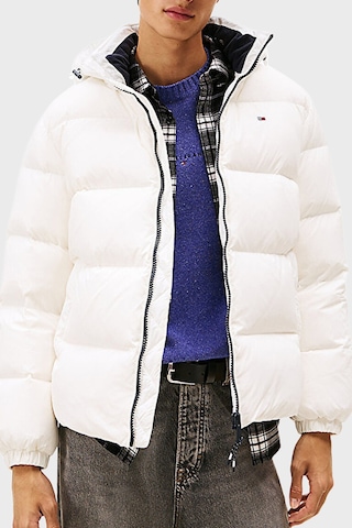 Tommy Jeans Erkek Mont Dm0dm19786 Ybl Beyaz Beyaz