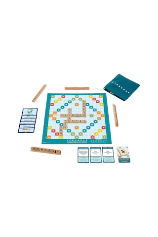 Jlj64 Scrabble Orijinal Ahşap İkisi Bir Arada Türkçe