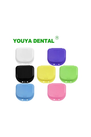 10 Adet Protez Banyo Saklama Kutusu Sahte Diş Ortodonti Tutucu Kılıf Ağız Koruyucusu Konteyner Plastik Organizatör Ağız Hijyeni Araçları