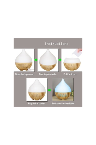 160ml Mini Oda Hava Nemlendirici Ultrasonic Aroma Humudifier Rgb Led Işıklı Buhar Makinesi