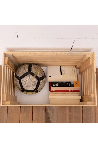 Ahşap Sandıklı Puf Bench Ahşap Puf