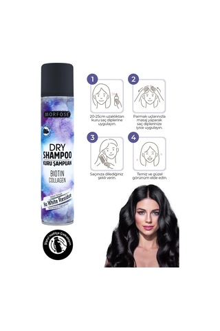 Morfose Koyu Renkli Saçlar için Kuru Şampuan 200 ML