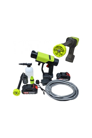 Carub Oto Yıkama Tabancası Şarjlı 300w Yedek Bataryalı Br0922545