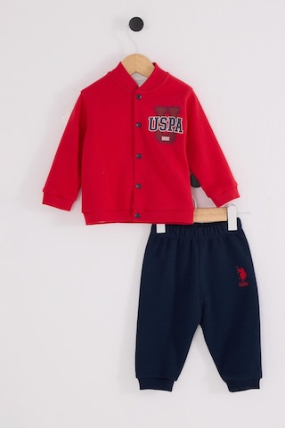 U.s. Polo Assn. Erkek Bebek 3'lü Takım Kırmızı-1689 Kırmızı