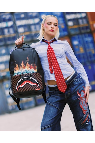 Sprayground - Money Bag Double Take Dlxv Sırt Çantası Çok Renkli