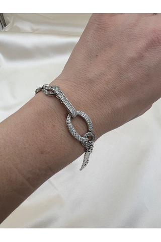 Xuping Modern Taşlı Bileklik Gümüş