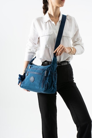 Baginn Klinkır Hafif Yağmur Geçirmez Kadın Postacı Çanta Çok Cepli 30 20 Cm Omuz Çantası 571 Collection Lacivert