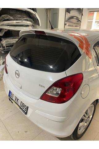 Corsa D Fiber Spoiler Parlak Siyah