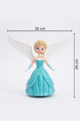 Işıklı Ve Müzikli Melek Prenses Bebek Çarp Dön Özellikli Dans Eden Etekleri Işıklı 26 Cm Oyuncak