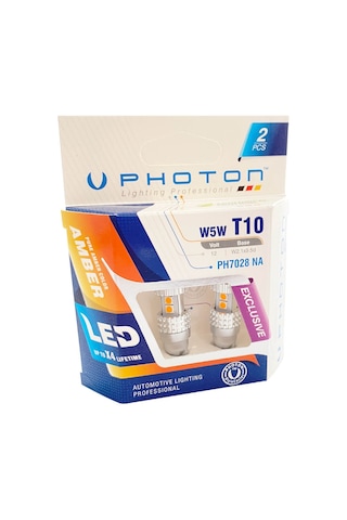 Photon T10 Turuncu W5W 15Smd 12V Exclusive Park Led Ph7028 Na