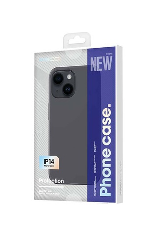 Apple Uyumlu iPhone 14 Kılıf Ultra İnce Mat Pc Arka Yüzey Recci Elite Serisi Kapak Beyaz