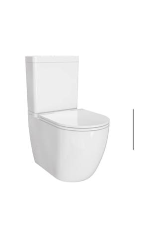 S55 Duvara Sıfır Kanalsız Klozet+rezervuar+iç Takım+klozet Kapağı Set Beyaz