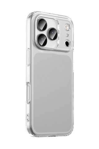 Thegencoo Apple, Uyumlu iPhone 17 Pro Kılıf Zore Süper Silikon Kapak - Şeffaf