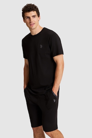 U.s. Polo Assn. Erkek Siyah Pijama Takım 50326135-vr046