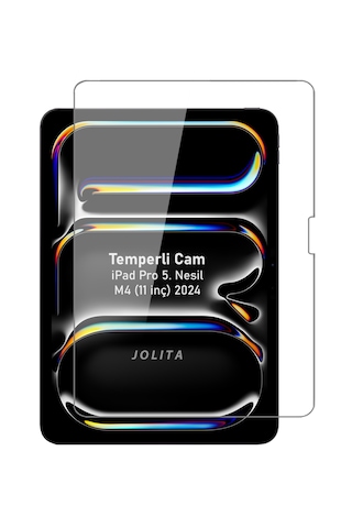Apple Uyumlu iPad Pro 11 İnç M4 Temperli Ekran Koruyucu Kırılmaz Cam 5. Nesil