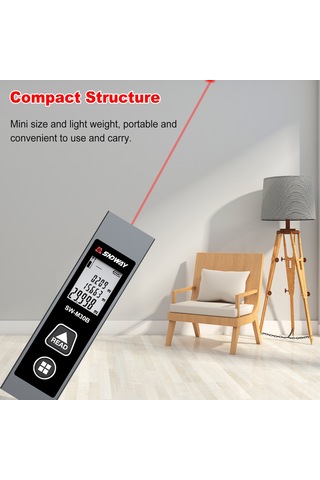Reedark "30 Metre Hassas Ölçüm Yapan Şarj Edilebilir Lazerli Mesafe Ölçer Cihazı - Sndway Sw-m30"