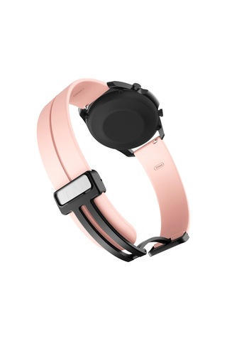 Huawei Uyumlu Watch Gt Gt2 Gt3 42mm / Honor Magic 2 42mm Kordon Magnetli Ayarlanır Silikon Kordon 20mm